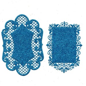 265- 2  Découpes  dentelle pour vos cartes ou scrabooking