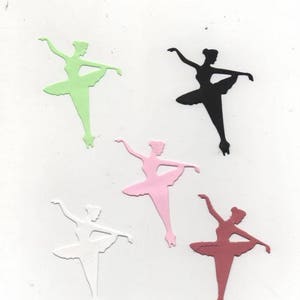 165 - Lot de 5 découpes danseuses  pour décorer vos cartes ou scrapbooking
