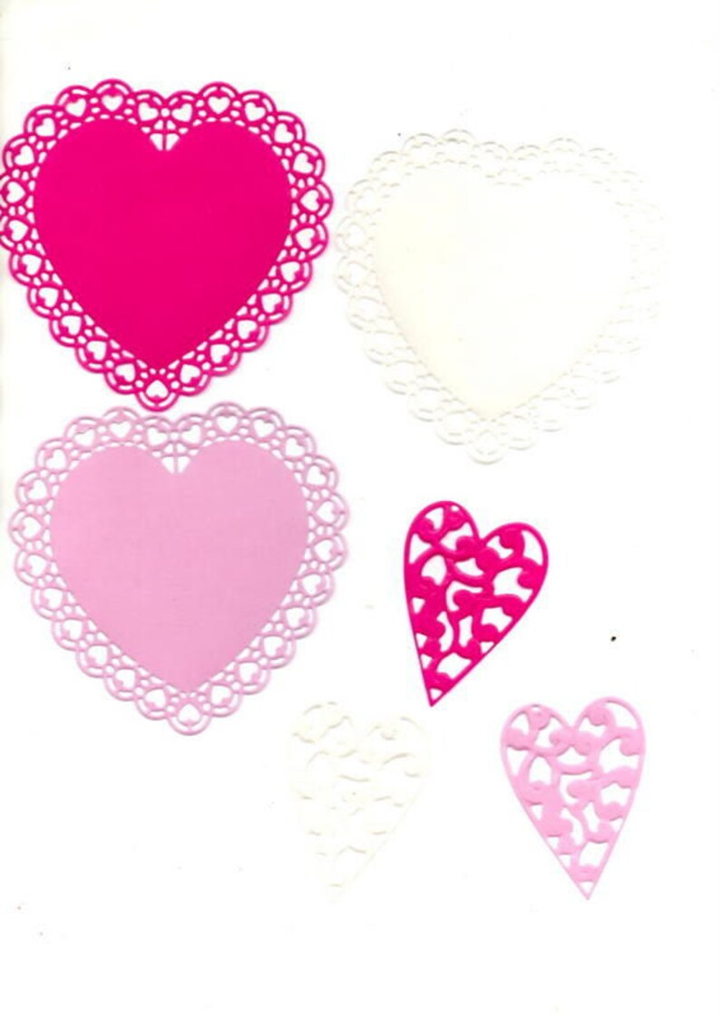 234 Set Of 6 Cutouts Heart For Your Cards Or Scrapbooking Etsy Ireland 234 set of 6 cutouts heart for your cards or scrapbooking etsy ireland