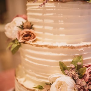 Faux Rustic Wedding or Event Cake, Fake Cake, Food Prop