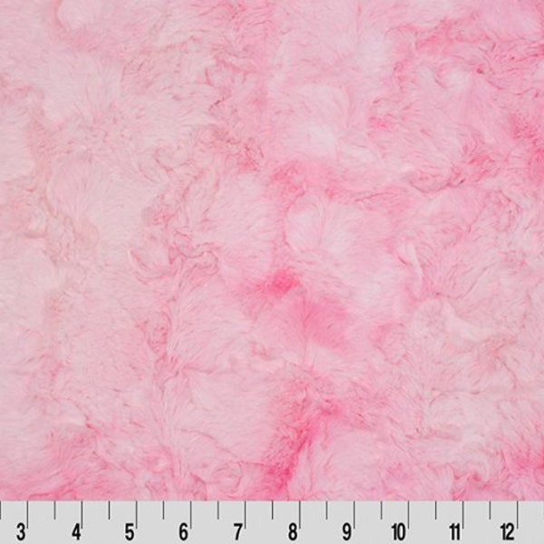 BLUSH Luxe Cuddle® Galaxy minky by Shannon Fabric - Pink Tie-Dye