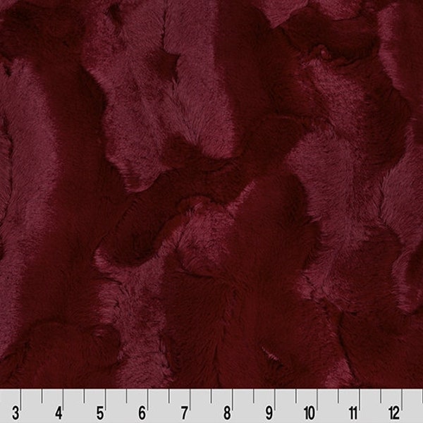 MERLOT Luxe Hide Cuddle® Minky by Shannon Fabric - cut-to-size
