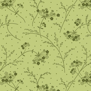 KIMBERBELL Make a Wish by Kim Christopherson for Maywood Studios GREEN Classic Basic - MAS9394-G  - by the yard