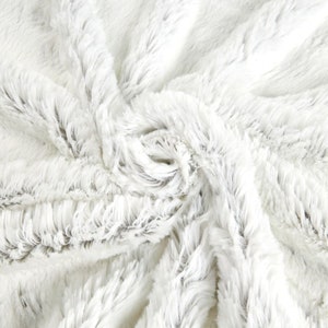 SILVER FROST Luxe Cuddle® minky by Shannon Fabric - lcfrostsilver