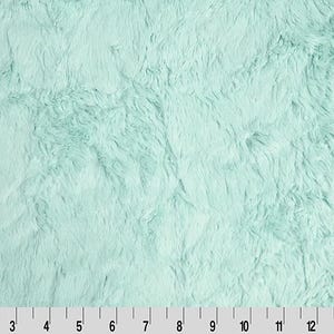 SALTWATER Luxe Marble Cuddle Minky Plush Fabric from Shannon Fabric Continuous-Cut lcmarblesaltwater