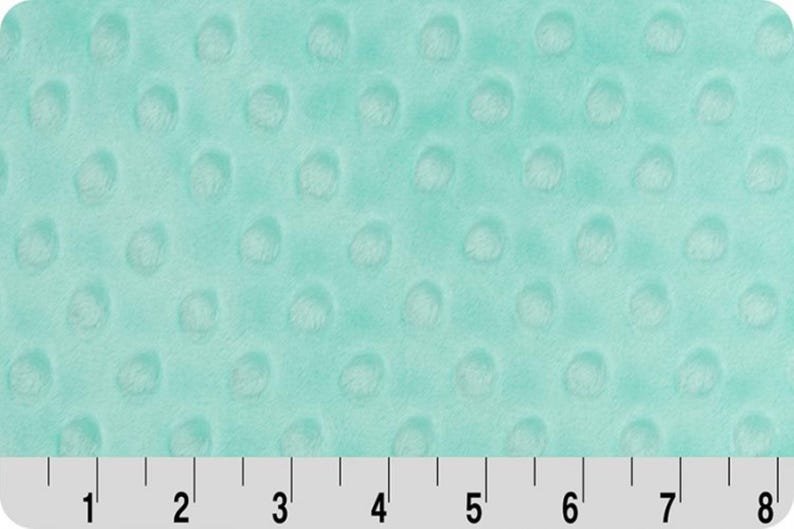 Dimple Dot Cuddle Minky in Opel by Shannon Fabric - EOB 40