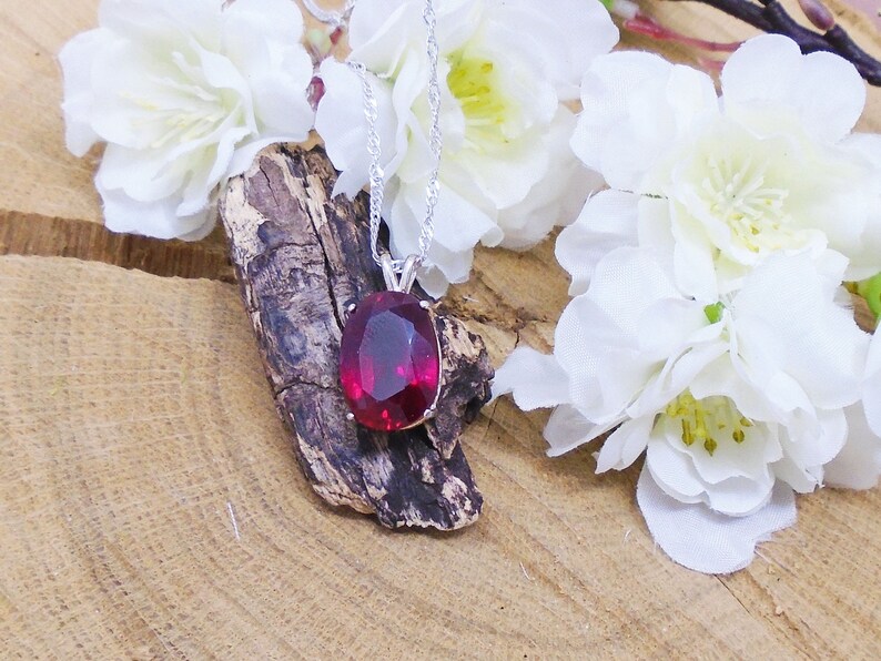 Blood Red Ruby July Birthstone Ring 15.19x10.85 mm Over 12 Natural Red Ruby Hand Cut irregular 13.00 Carat Red Sparkle Sterling Silver