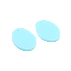Abstract Earring Parts,Blue Acrylic Charm,Dangle Earring Connectors 1Hole,Earring Findings,DIY,Jewelry Supplies 24x16.5mm,A432-ACE334H KM