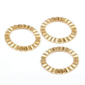 Rohe Messing Oval Charms, Sägezahn Ohrring Zubehör, Strukturierte Anhänger, Rohlinge mit Loch, Ohrringe, Charme, Anhänger,Schmuckzubehör-RB1026