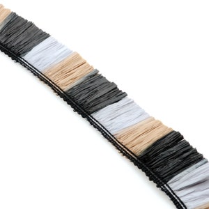 Raffia Tassels Skirt Raffia Tassels Strip Natural Raffia Grass Jewellery Accessories Jewelry making Earring Tassels 30mm LFC-05