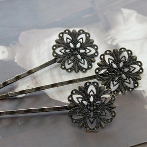 VINTAGE Butterfly 1900s Hair Pin Fork Butterfly Hair Stick, Hanfu Copper Hairpin, Vintage Style  main image 4