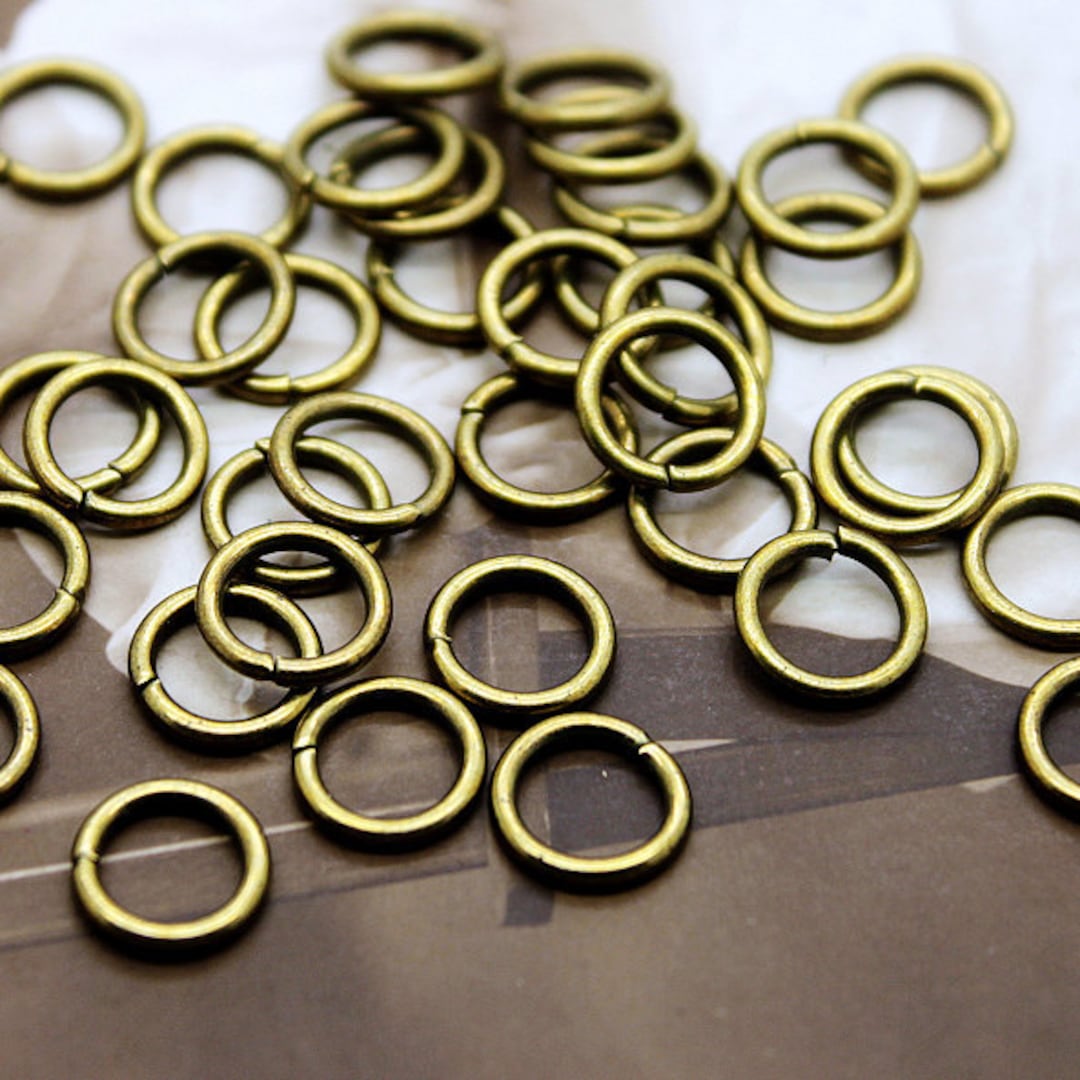Anellini Apribili 6 mm Bronzo Antico