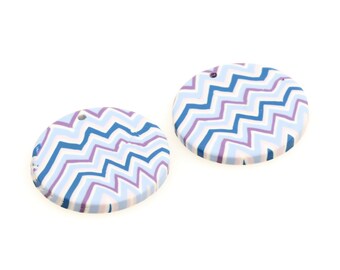 Round shaped Clay pendants,Necklace Jewelry Charms,Polymer Clay  Findings for jewelry making Earring Necklace Handmade,29.5mm,PC-235