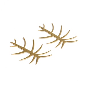 Ciondoli in ottone,Accessori per orecchini,Ciondoli a forma geometrica,Ciondoli vuoti senza foro,Adatto per collane fai da te,Ciondolo,Supplie di gioielli,37X30mm-RB1334