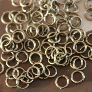 200 Pcs  5mm Nickel Free  Antique Bronze JumpRings ( JUR -20)