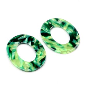 Tortoise Shell Earring Charms,Acetate Acrylic Long Oval Shaped Pendant,Earrings Parts,Big Earring Findings,jewelry DIY,50x40mm,A411-ACE303B