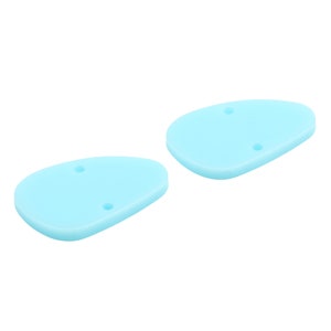 Abstract Earring Parts,Blue Acrylic Charm,Dangle Earring Connectors 2Holes,Earring Findings,DIY,Jewelry Supplies 18x27mm,A432-ACE336H KM