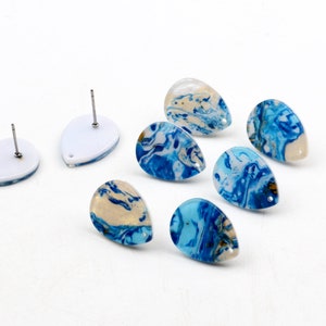 Tortoise Shell Stud Earrings,Acetate Acrylic Earring,Post Earring Blanks,Teardrop Shaped Earring,Post Charms,Earring Findings.A416-ACE5200EA