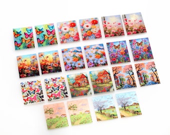 Butterflys Acrylic Beads,Acrylic Earring Charms,Rectangle Shaped Pendant,Acrylic Flowers Earring Parts,Earrings Blanks ,36mmx24.5mm,ACL-351