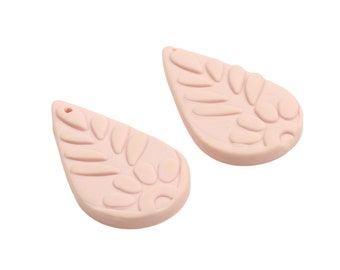 Polymer Clay Earring Findings,Necklace Jewelry Charms,Drop shaped Clay pendants for jewelry making Necklace Handmade,19.5x35mm,PC-219