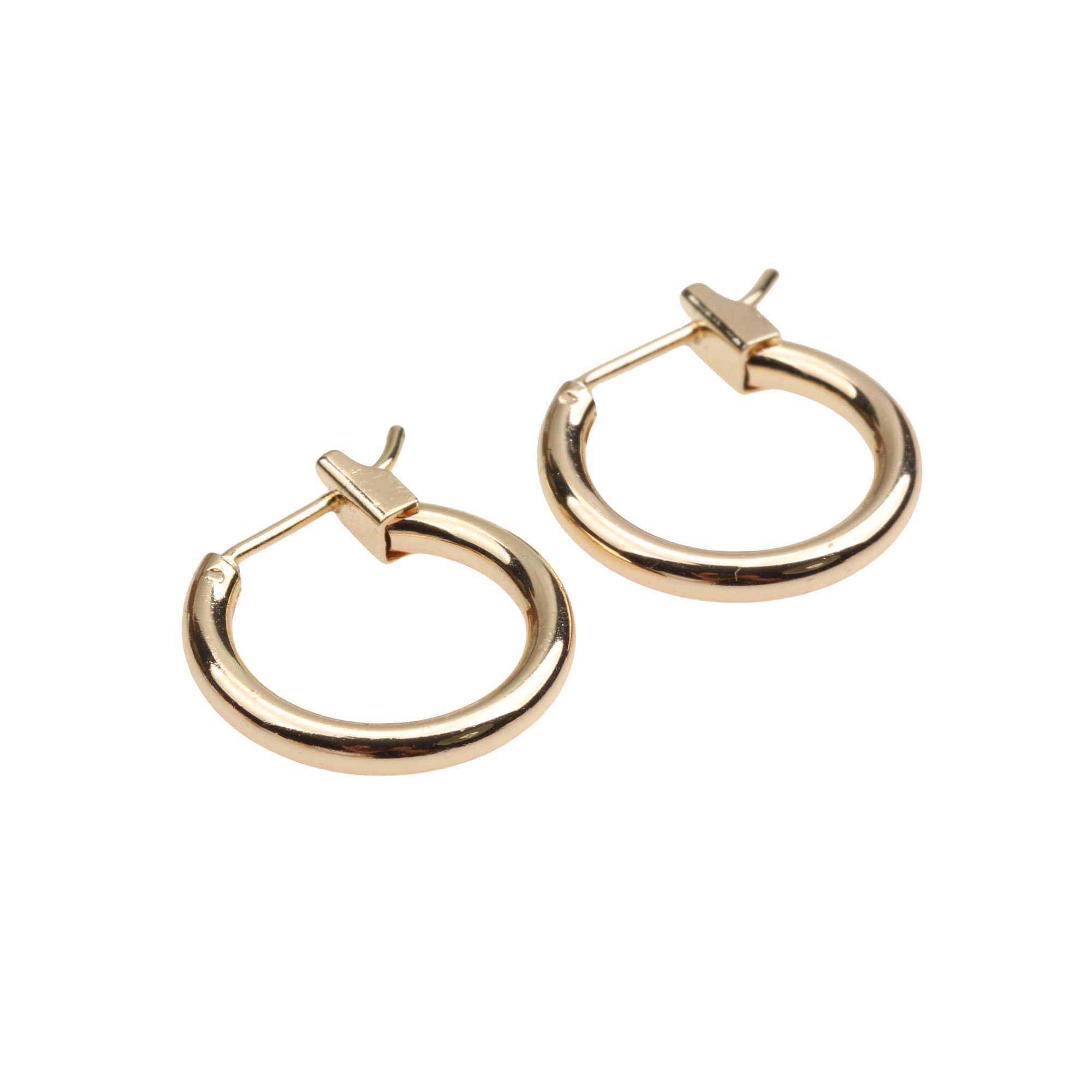 Orecchini Rotondi Riempiti In Oro 18k: Gioielli In Stile Boho Art - Foto 11