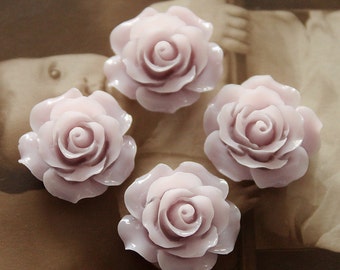 Limited discount Buy 1 Get 1 Free 20pcs Wholesale Beautiful Colorful Rose Flower Resin Cabochon  --20mm(CAB-BS-10)