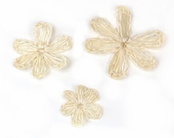 Natural Handwoven Rattan Flower Earrings,Woven Earrings and Pendant-Bamboo Wooden Charm,Woven Boho Handmade Jewelery Finding-HR1165
