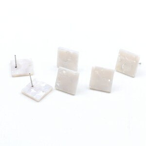 Tortoise Shell Stud Earrings,Acetate Acrylic Earring,Charm Earring Blank,Square Shaped Earring,Post Charms,Earring Connector,A10-ACE5203 EA