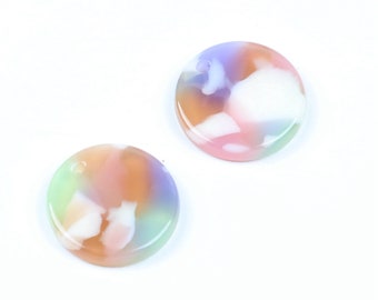 Tortoise Shell Earring Charms,Acetate Acrylic  Charms,Coin Shaped Pendants,Acrylic Earring Parts,Earring Beads,jewelry supplies A169-ACE211X