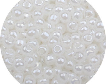 2.5mm White Glass Seed Beads shiny Rose pink glass beads  Opaque Seed Beads Mini Beads Rocailles beads 25g 50g 100g GSB-D-1