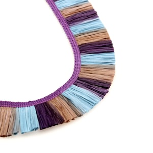 Raffia Tassels Skirt Raffia Tassels Strip Natural Raffia Grass Jewellery Accessories Jewelry making Earring Tassels 30mm LFC-06