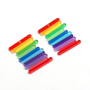 Acrylic Beads,Acrylic Earring Charms,Geometry Shaped Pendant,Acrylic Geometry Earring Parts,Earring Blanks,27.5mmx35.5mm,ACL-078