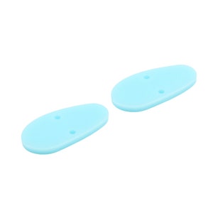 Abstract Earring Parts,Blue Acrylic Charm,Dangle Earring Connectors 2Holes,Earring Findings,DIY,Jewelry Supplies 13x26mm,A432-ACE335H KM