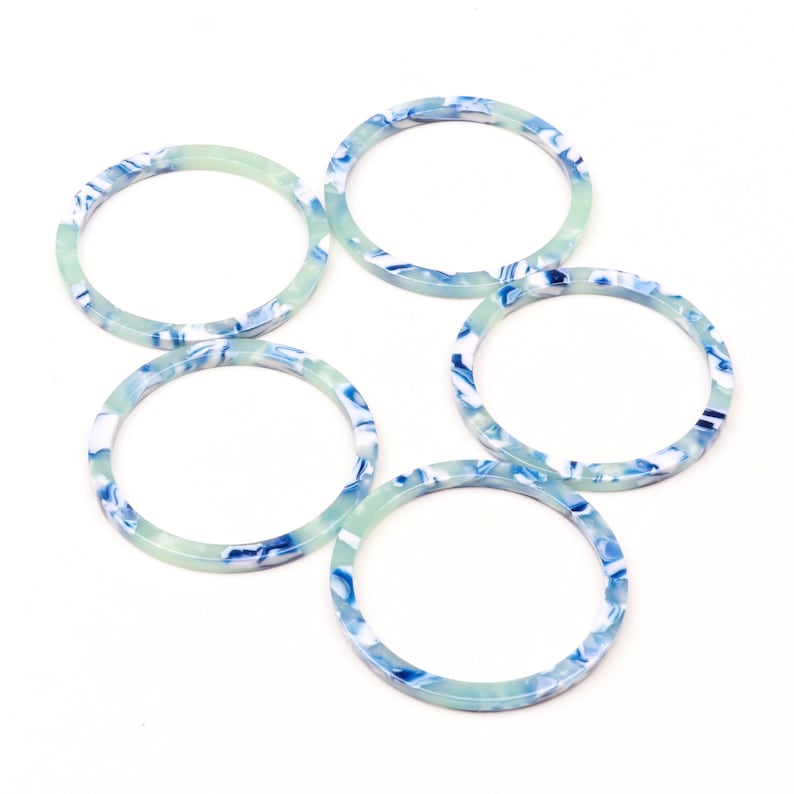 Acetate Circle Earring Charms,TortoiseShell Hoop Earrings Pendant,Acrylic Earrings,Earring Parts,Earrings Blanks Findings,37mm A164-ACE249Z