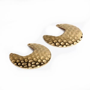 Messing Charms,Ohrring Zubehör,U Form Anhänger,Rohlinge mit 1Loch Ohrringe,passend für DIY Halskette,Anhänger,Schmuckzubehör,33X30mm-RB1331