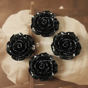 Limited discount Buy 1 Get 1 Free 20pcs Wholesale Beautiful Colorful Rose Flower Resin Cabochon  --20mm(CAB-BS -25)
