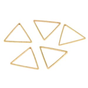 Brass Geometry Charms,  Raw Brass Earrings Findings,Raw Brass  Pendant, Triangle Earrings Brass Charm,Jewelry Supplies, 21.5mmx24.5mm-RB1107