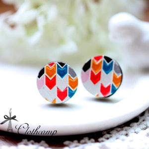 20% off -NEW Unique 3D Embossed Arrow  16mm Round Handmade Wood Cut Cabochon to make Rings, Earrings, Necklaces, Bracelets-(WG-284)