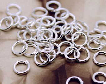 200 Pcs  4mm Nickel Free  Silver  JumpRings ( JUR-3)