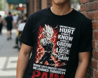 Discipline Warrior Gym Shirt, Anime Fitness Graphic Tee, Motivation Streetwear, Otaku Workout Gift, Japanese Graphic Apparel