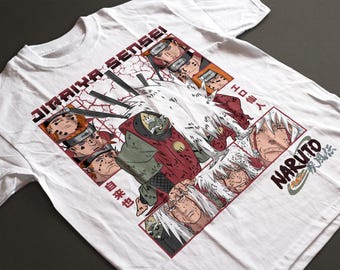 Anime Streetwear Tee, Legendary Sage Motivational Graphic Shirt, Japanese Naruto Inspired