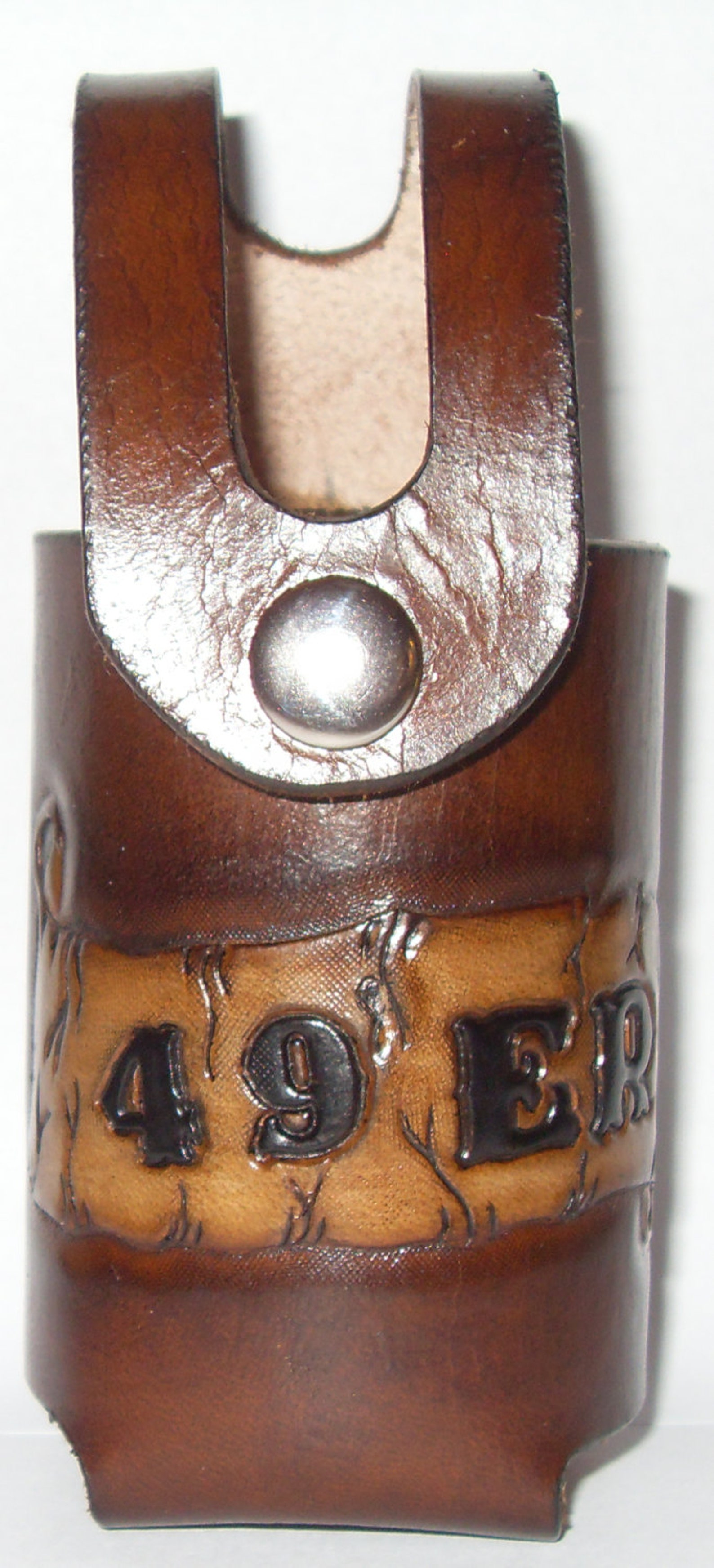 Leather Gold Prospecting Snuffer Bottle Holster / Sheath Etsy