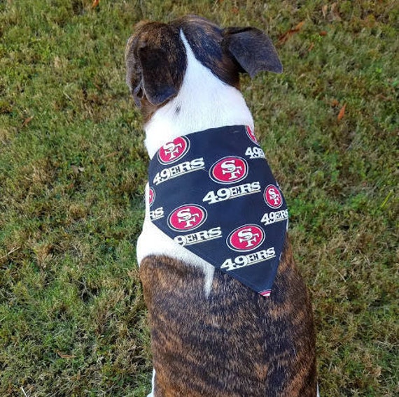 49ers dog bandana Clearance