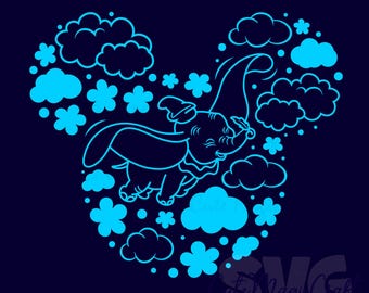 Dumbo SVG for DIY projects | Mickey Mouse Head SVG | Vacation Trip Decor Cut Files | DIGITAL_DOWNLOAD for Crafts! | Graphic for T-Shirts!
