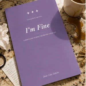 I’m Fine — A Mom’s Reset Guide | Printable PDF | Self-Care & Mental Load Workbook for Moms
