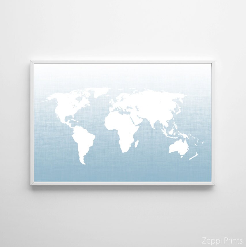 Powder Blue Wall Art Office Wall Art Nursery Art Boy Blue Etsy