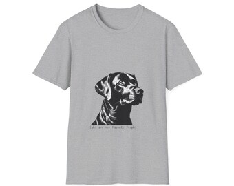 Labrador Love Unisex T-Shirt, Dog Lover Gift, Pet Adoption Awareness, Casual Wear, Animal Rescue Support