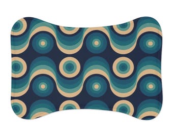 Stylish Pet Feeding Mats, Dog Food Water Mat, Dog Bowl Mat, Pet Accessory, Fun Home Décor