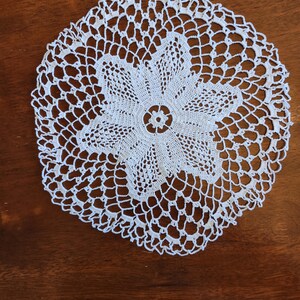 White Crochet Doily