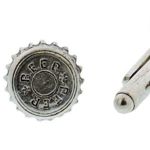 Beer Bottle Cap Cuff Links